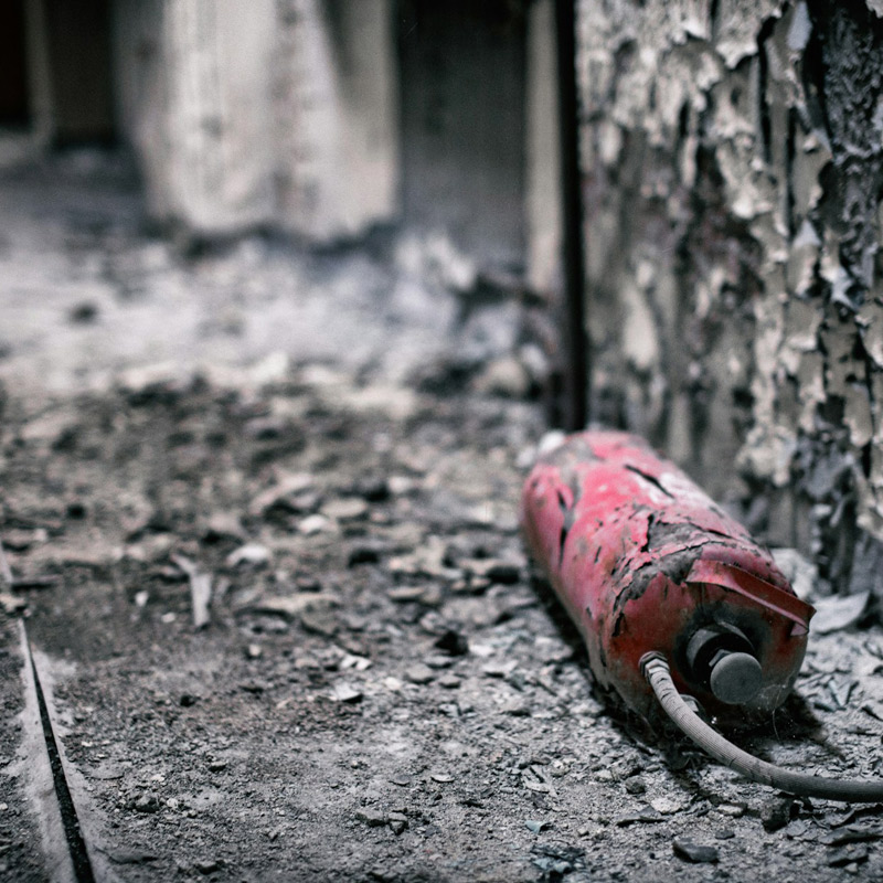 Palosaneeraus, asunto jossa ollut tulipalo